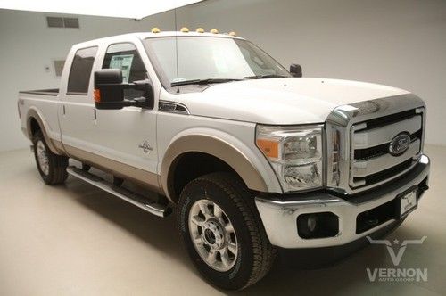 2014 lariat crew 4x4 fx4 navigation sunroof 20s aluminum v8 diesel sync basic