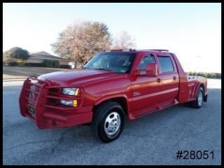 3500hd duramax diesel 8' western hauler flatbed dually aux tank 4x4 we finance!