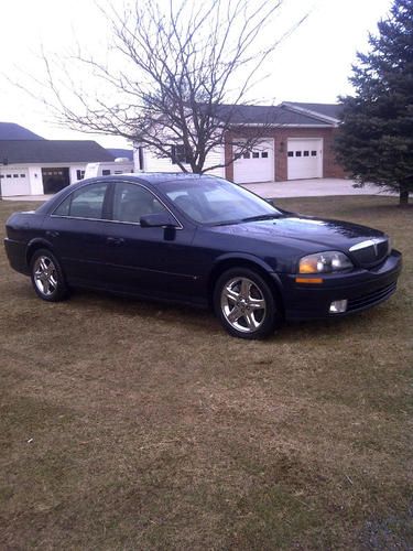 Stick wow look 2001 lincoln ls sedan 4-door 3.0l rare pearl blue manual clutch