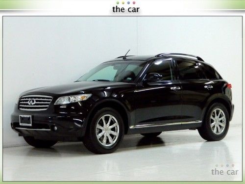 08 fx35 awd touring lady driven blk/blk heated leather xenon new tires pristine