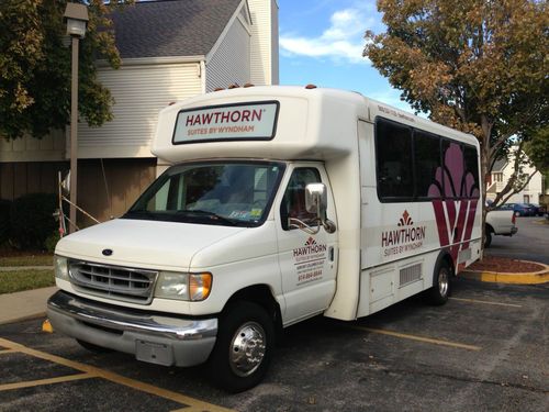 2001 ford e450 v10 14 passenger van - newer interior, ac great, no reserve!