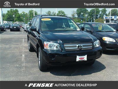 2007 toyota highlander hybrid limited 4x4 97k clean carfax