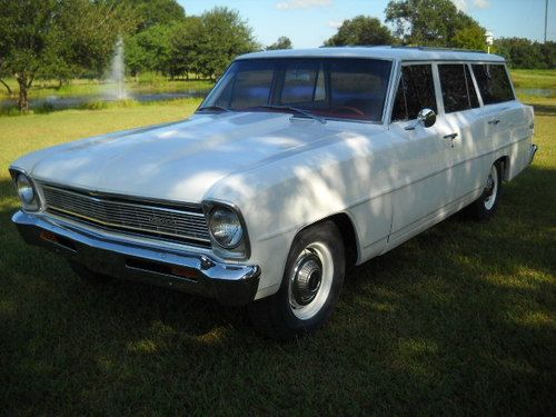 1966 chevy ii nova wagon 6 cyl 3 speed chevrolet station wagon 4 door hauler