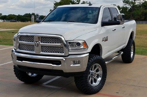 13 ram 2500 laramie crew cab 4x4 leather bucket seats 6.7 cummins