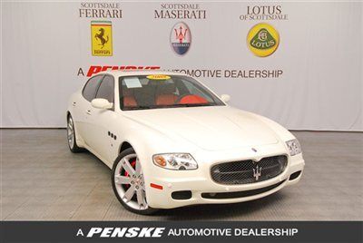 2008 maserati quattroporte gts-carbon interior-park sensors-stitching-like 2009