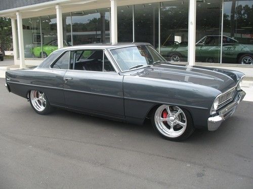 1966 chevrolet nova pro touring 406 efi muncie 4 spd 4 wheel disc 9" ford