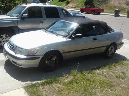 1999 saab 9-3 base convertible 2-door 2.0l