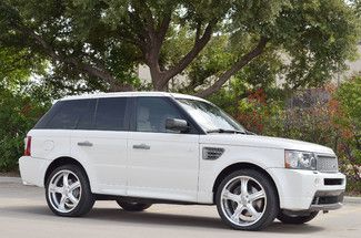 2009 range rover sport supercharged,body kit, nav, 22 in --&gt; texascarsdirect.com