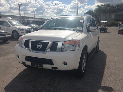 2010 Nissan Armada Platinum 78K Miles Nav Rear Camera Bose DVD Chrome Wheels, image 3