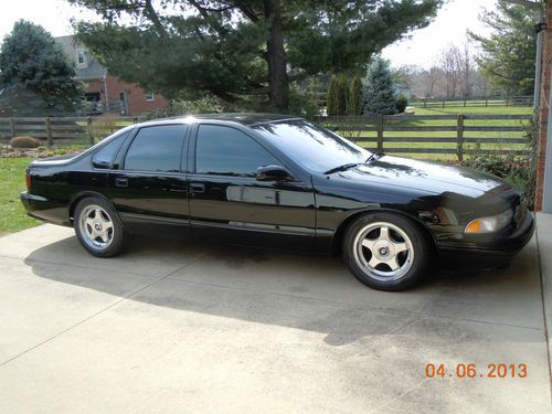 1996 impala ss sedan 4-door 5.7l black