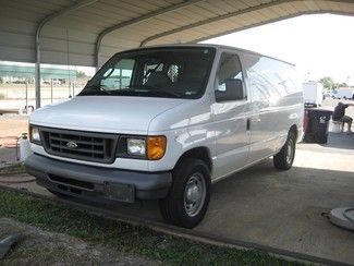 2006 ford e-150 cargo van automatic  air work bins!