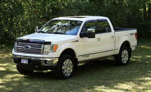 2011 ford f-150 platinum crew cab pickup 4-door 6.2l navigation sunroof 1 owner