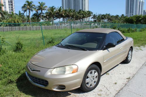 2001 chrysler sebring lx convertible 2-door 2.7l