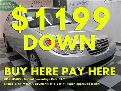 2007(07)elantra we finance bad credit! buy here pay here low down $1199 ez loan