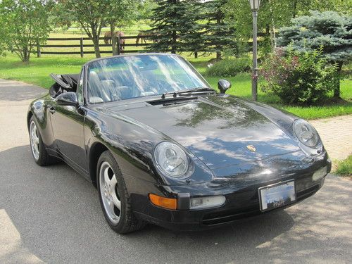 Classic porsche convertible - us vehicle