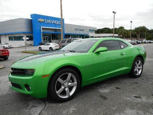 2010 chevy camaro coupe 1lt synergy green