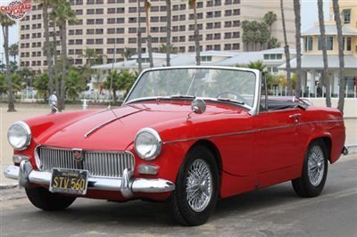 &#039;65 midget, california black plate car, superb condition.