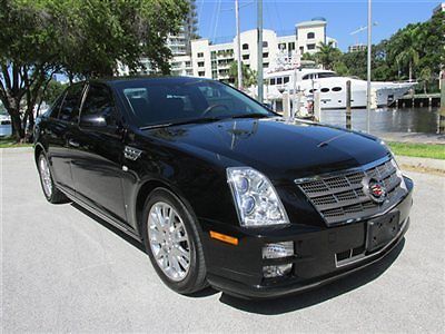 Black cadillac sts with navi loaded sport sedan 3.6 fast