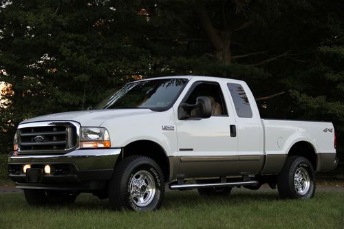 2003 ford f250 xcab lariat 7.3l diesel 102k actual miles 4x4 mint buy it now !!!