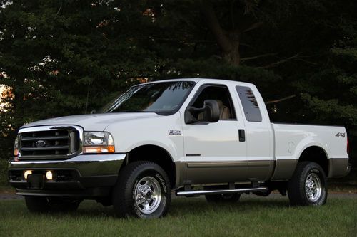 2003 ford f250 xcab lariat 7.3l diesel 102k actual miles 4x4 mint buy it now !!!