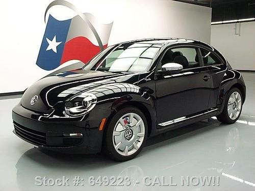 2013 volkswagen beetle fender ed 6-speed sunroof 7k mi texas direct auto