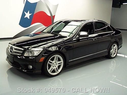 2009 mercedes-benz c350 sport v6 pano sunroof nav 30k texas direct auto