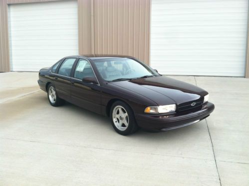1995 impala ss, low miles, one owner, super clean, lt1 v8, dark cherry!