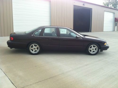 1995 Impala SS, low miles, one owner, super clean, LT1 V8, dark cherry!, image 6