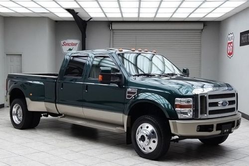 2008 ford f450 diesel 4x4 dually king ranch sunroof heated leather