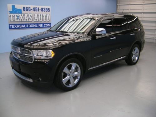 We finance!!  2011 dodge durango citadel awd roof nav tv heated seats texas auto