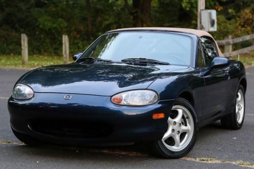 2000 mazda miata mx5 supercharged ls  manual convertible 24k miles clean carfax