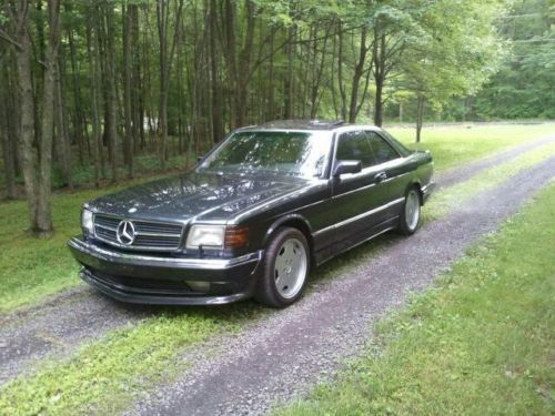 1989 mercedes-benz 560sec coupe 2-door 5.6l amg- beautiful condition!!