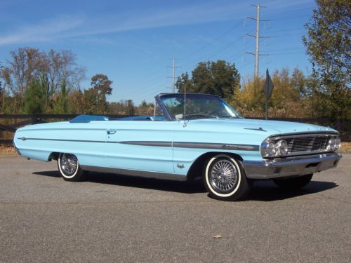 Beautiful 1964 ford galaxie 500 xl convertible nicely restored 390 v8 show n go!
