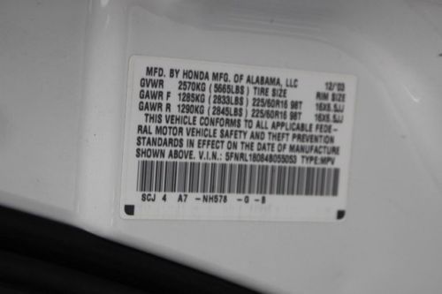 EX-L RES 3.5L CD Traction Control Front Wheel Drive Tires - Front On/Off Road, US $6,000.00, image 13