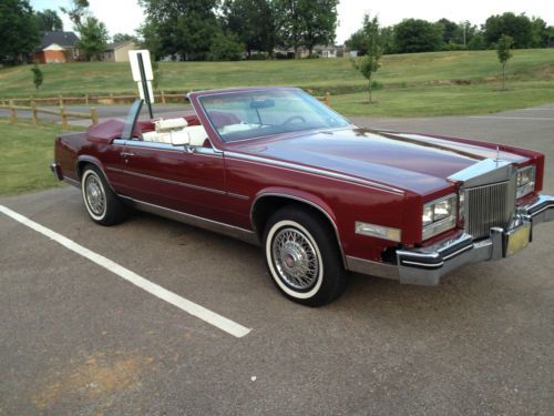 1984 cadillac eldorado biarritz convertible