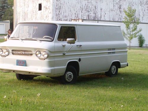 1963 chevrolet corvair 95 panel van - western truck- 4sp - runs! drives!  nice!