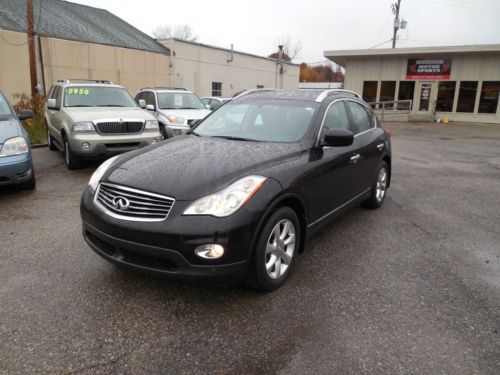 2008 infiniti ex35 journey sport utility 4-door 3.5l black/black nice and clean