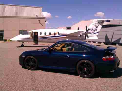 PORSCHE 911 C2 GT3 KIT 6 SPEED WATER COOL. 993 996 997 BLUE TAN LEATHER WITH 19