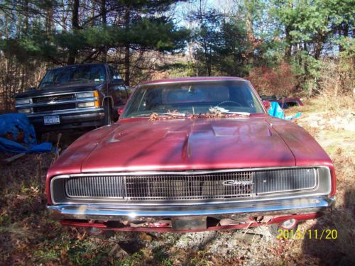 1968 2- dodge chargers base hardtop 2-door 7.2l