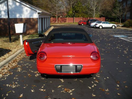 2002 ford thunderbird base convertible 2-door 3.9l mint 13k mi.