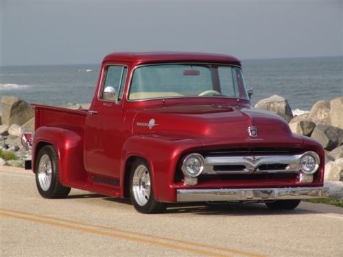 1956 ford f-100 custom show truck supercharged 545 hp
