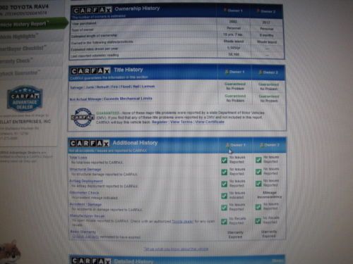 02 Toyota Rav4 4WD LowMiles Sunroof  TowHitch Wheels NEWTIRES NoAccident CARFAX!, US $7,989.00, image 50