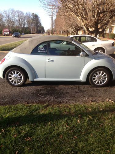 2006 volkswagon beetle convertible 2.5  - 77k