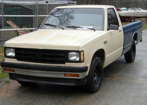 1984 chevrolet s10 isuzu pickup diesel