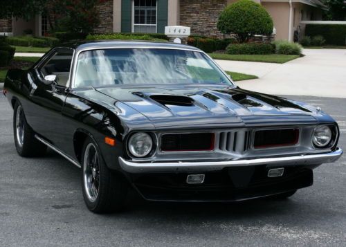 Nut and bolt hemi restomod beast - 1973 plymouth cuda hemi - over $100k spent