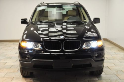 2004 bmw x5 black/tan 50k carfax certified ext warranty