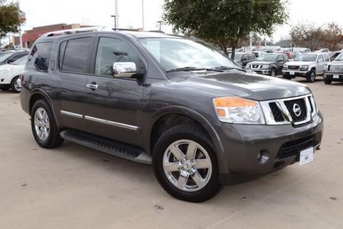 2011 armada platinum, rear entertainment, navigation, heated seats, 1-own texas!