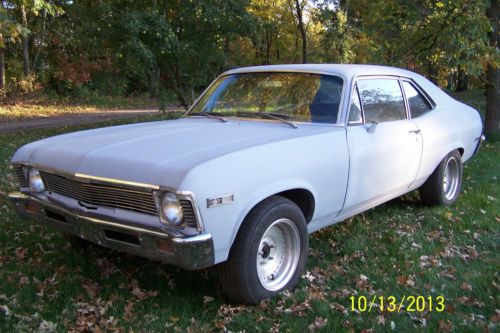 1971 nova  nice project car 327 auto