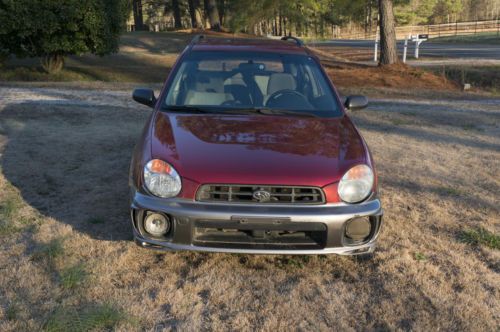 2002 subaru impreza outback wagon 4-door 2.5l