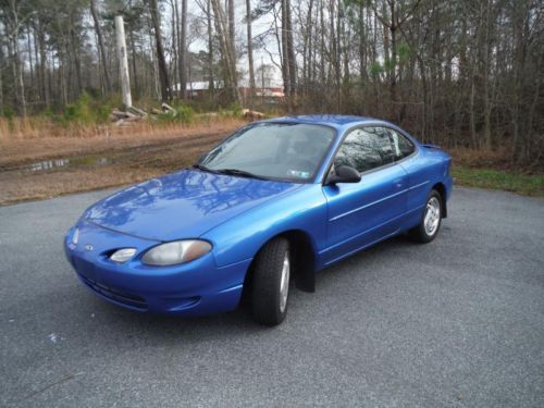 2001 ford escort zx2 coupe 2-door clean carfax runs good no reserve economical